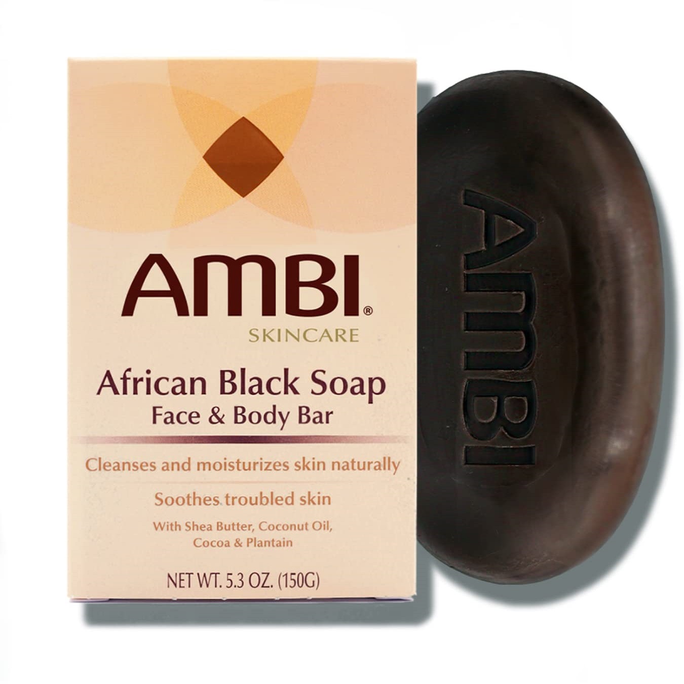 Buy the original Ambi African Black Soap Face & Body Bar in Lagos Nigeria