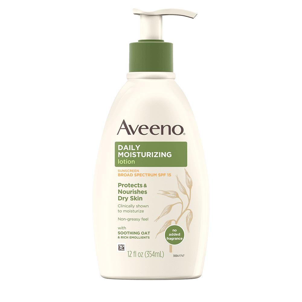 Buy the original Aveeno Daily Moisturizing Body Lotion with Broad Spectrum SPF 15 | 12oz in Lagos Nigeria