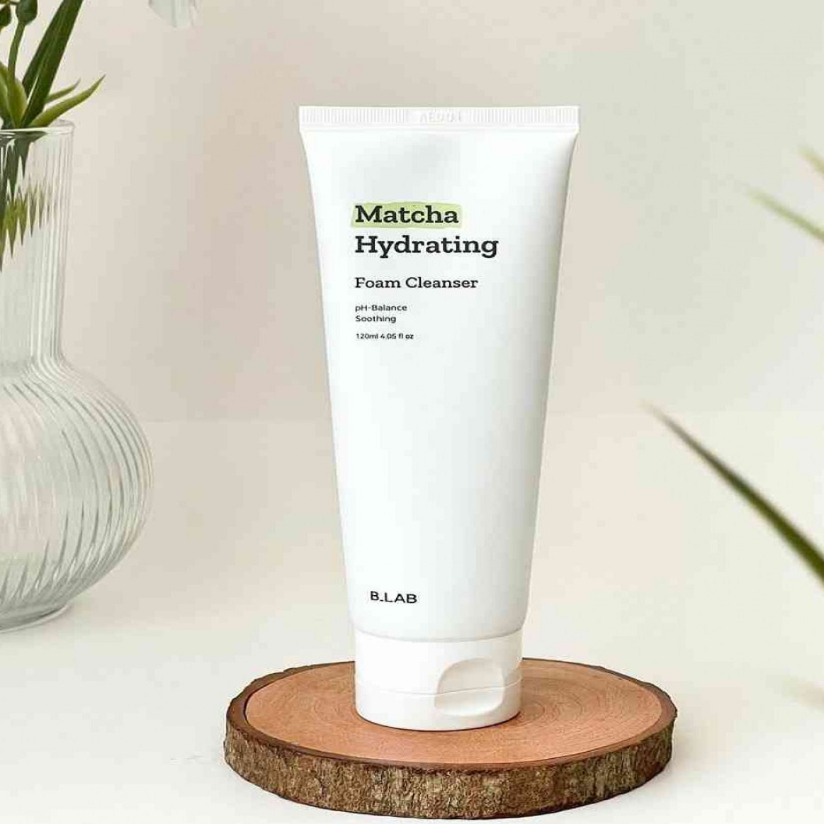 Buy the original B LAB Matcha Hydrating Foam Cleanser in Lagos Nigeria