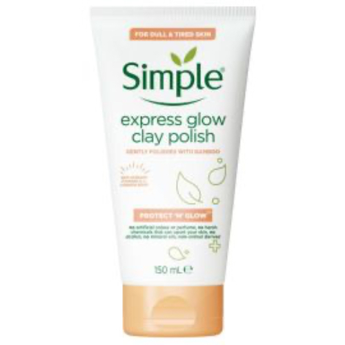 Buy the original Simple Express Glow Clay Polish| 150ml in Lagos Nigeria