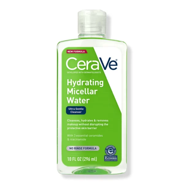 Buy the original CeraVe Micellar Water, Hydrating Facial Cleanser & Eye Makeup Remover| 10 fl oz in Lagos Nigeria