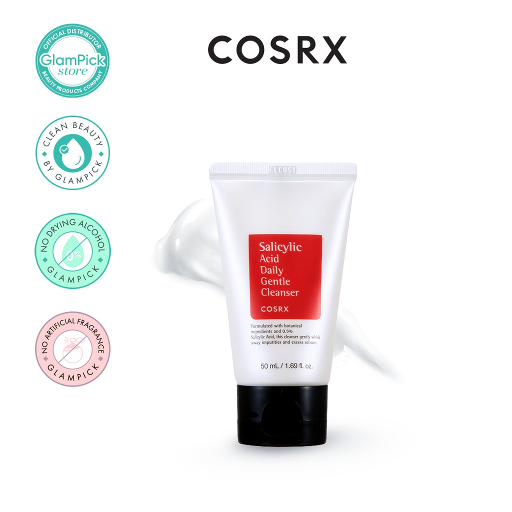 Buy the original Cosrx Salicylic Acid Gentle Daily Cleanser 50ml in Lagos Nigeria