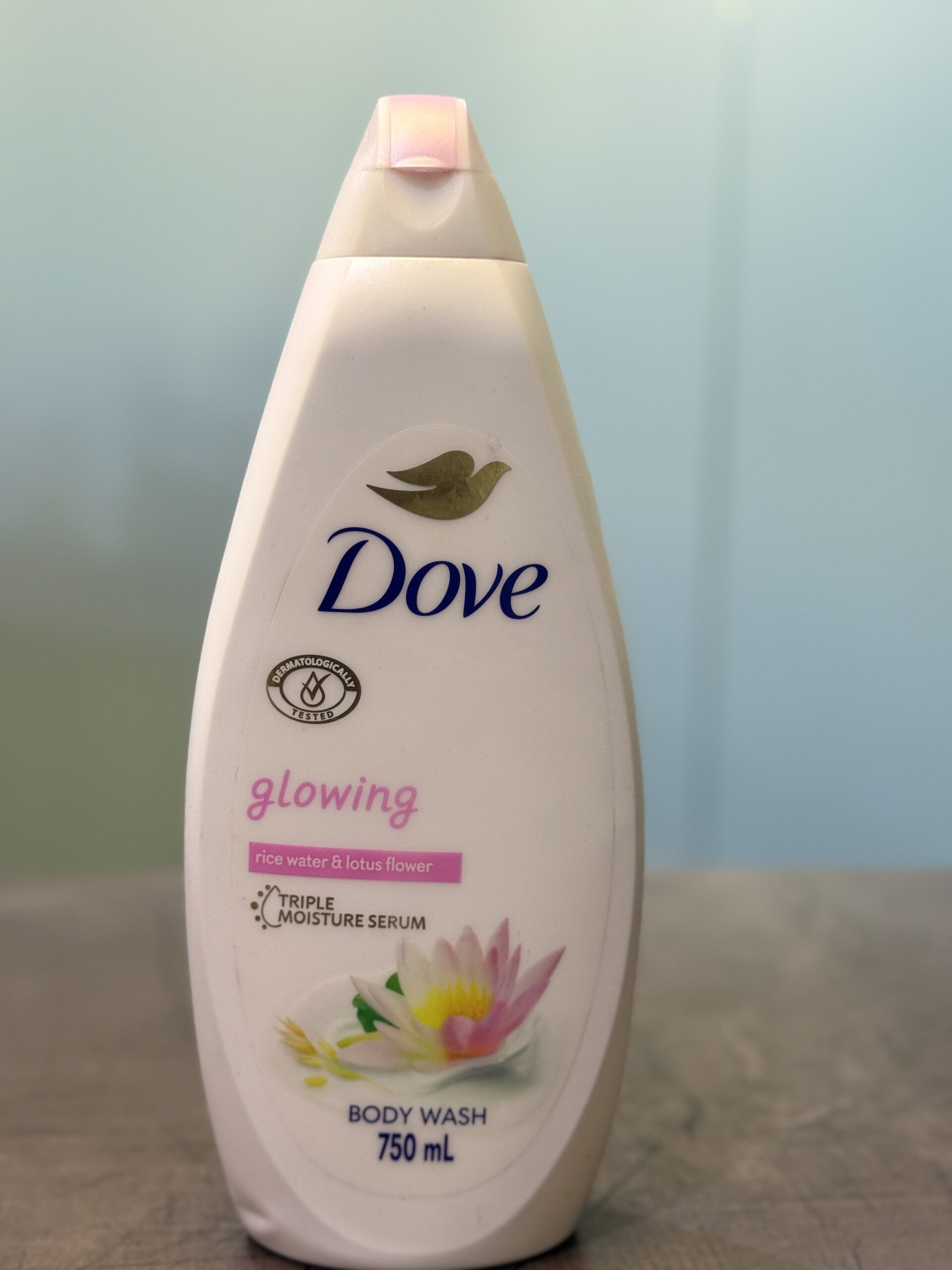 Buy the original Dove Glowing Rice Water & Lotus Water Body wash| 750ml in Lagos Nigeria