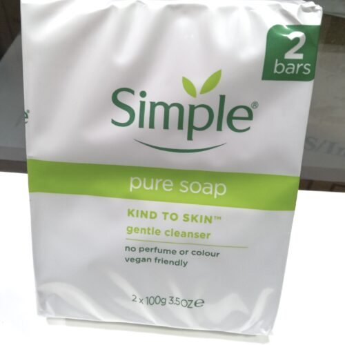 Buy the original Simple Pure Soap For Sensitive Skin 125g X2bars in Lagos Nigeria