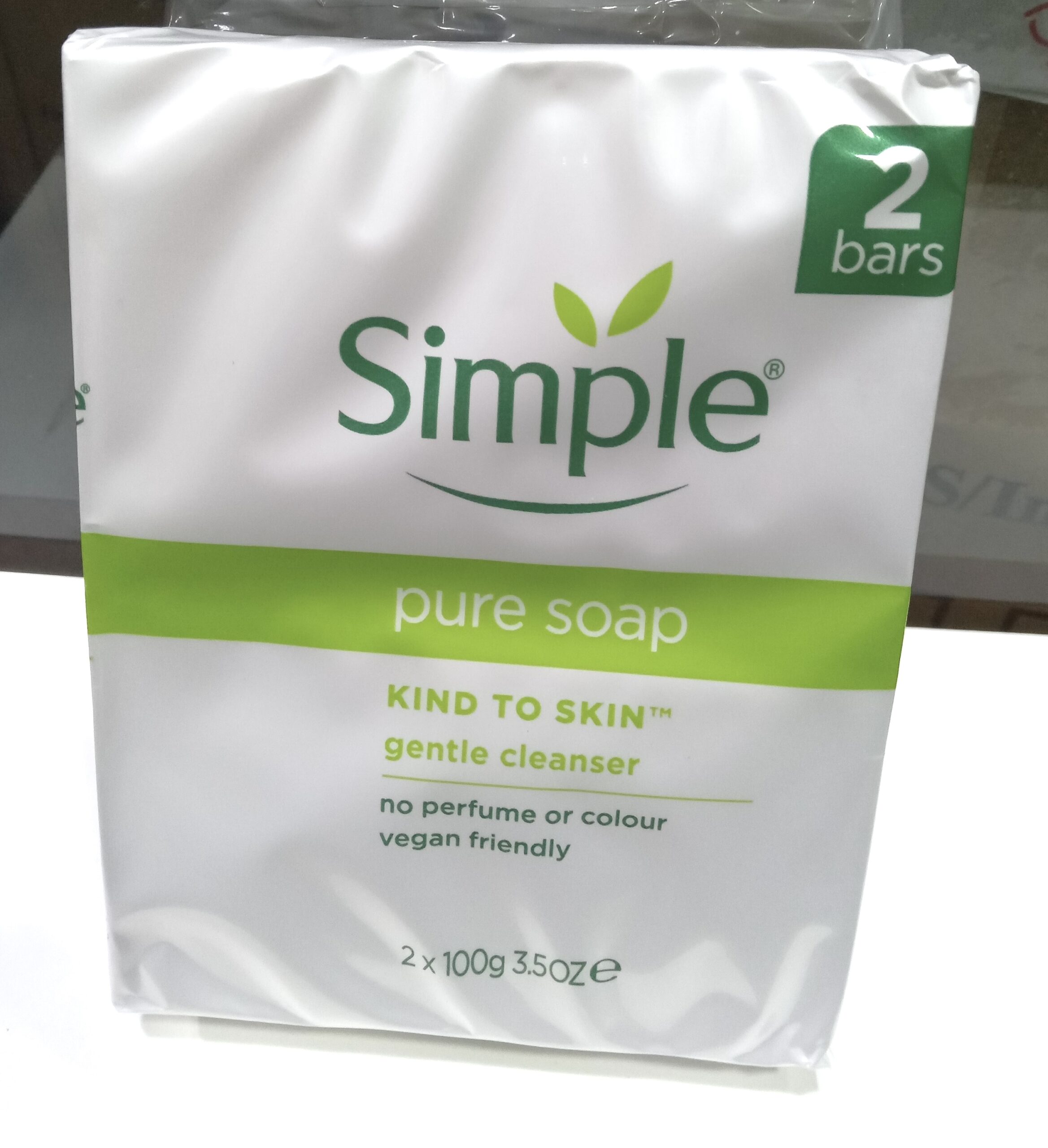 Buy the original Simple Pure Soap For Sensitive Skin 125g X2bars in Lagos Nigeria