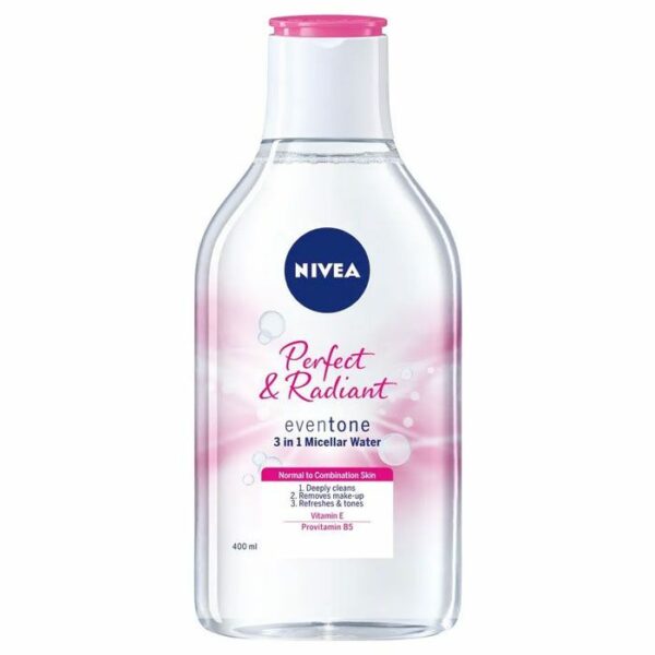 Buy the original Nivea Perfect & Radiant Even Tone 3 in 1 Micellar Water | 400ml in Lagos Nigeria