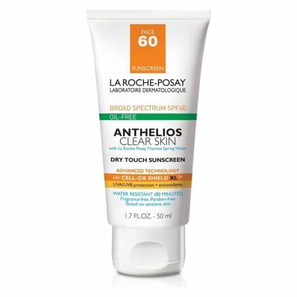 Buy the original La Roche-Posay Anthelios Clear Skin Dry Touch Face Sunscreen SPF 60 with Cell Ox Shield |1.7 Oz in Lagos Nigeria