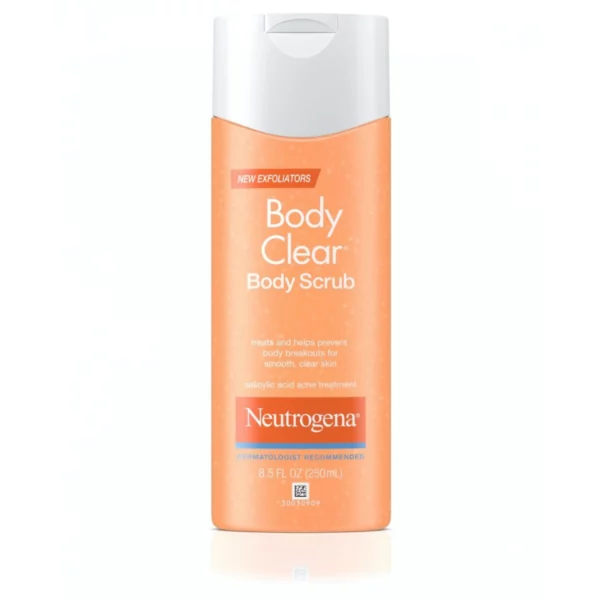 Buy the original Neutrogena Body Clear Oil-Free Body Scrub With Salicylic Acid in Lagos Nigeria