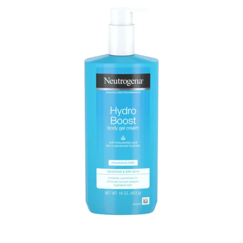 Buy the original Neutrogena Hydro Boost Body Gel Cream Fragrance Free Sensitive & Dry Skin | 16oz in Lagos Nigeria