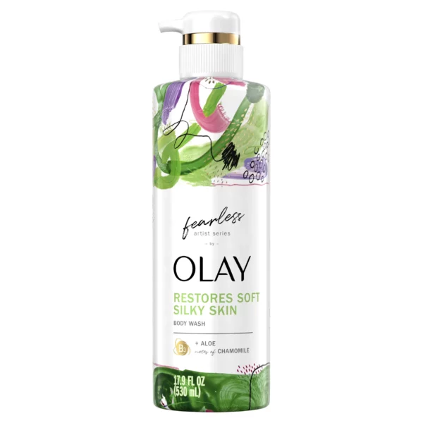 Buy the original Olay Fearless Artist Series Silky Skin Body Wash With Aloe & Notes Of Chamomile|  17.9 Fl Oz in Lagos Nigeria