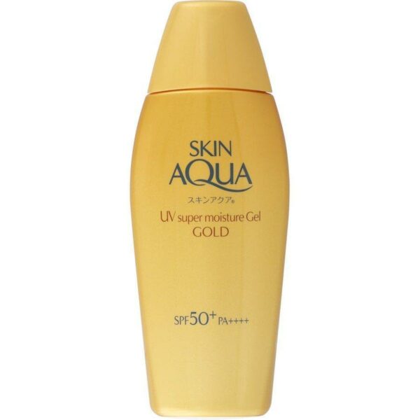 Buy the original Skin Aqua Super Moisture Gel  Sunscreen SPF 50+/PA++++ 110g (Gold) in Lagos Nigeria