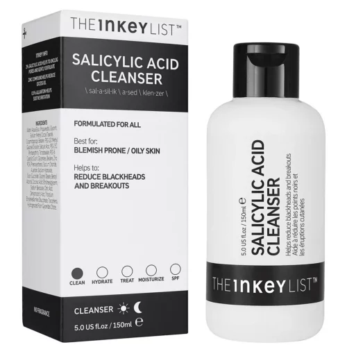 Buy the original The Inkey Salicylic Acid Acne + Pore Cleanser in Lagos Nigeria