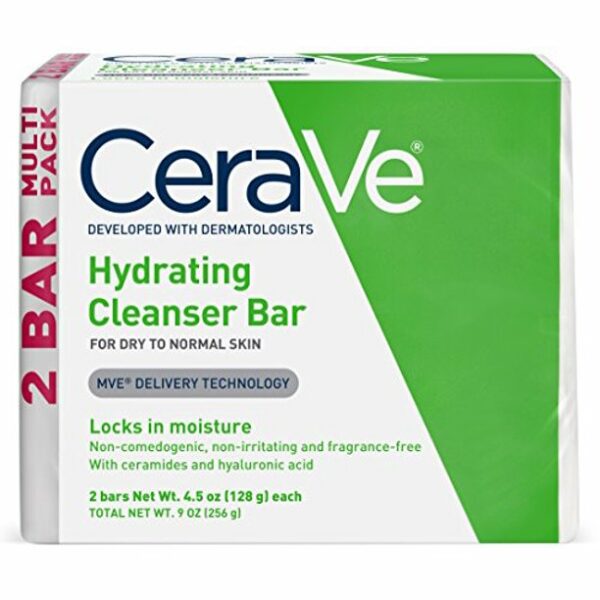 Buy the original CeraVe Hydrating Cleanser Bar | 2 Pack (4.5 Ounce) in Lagos Nigeria