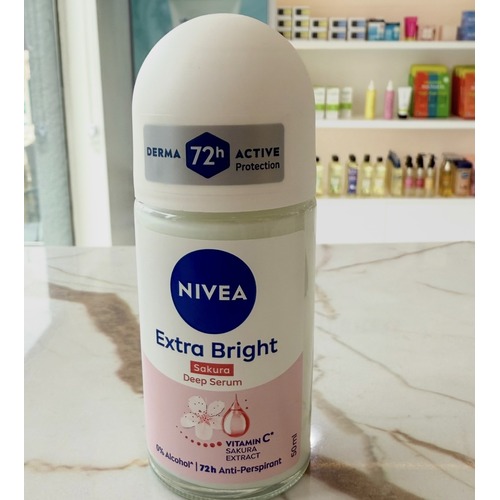 Buy the original Nivea Brightening Deep Serum Bright & Firm Sakura Deodorant Roll | 50ml in Lagos Nigeria