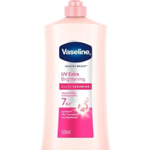 Buy the original Vaseline Healthy Bright UV Extra Brightening (Gluta ceramide) Lotion | 490ml in Lagos Nigeria