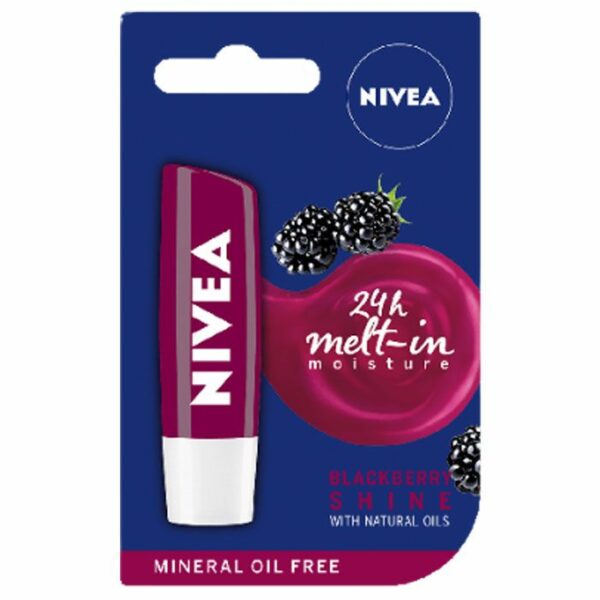 Buy the original Nivea Blackberry Shine Lip Balm in Lagos Nigeria