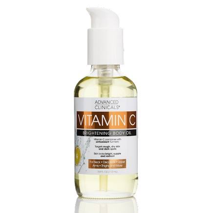 Buy the original Advanced Clinicals Vitamin C Brightening Body Oil | 112ml in Lagos Nigeria