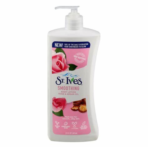 Buy the original St Ives Smoothing Rose & Argan Oil Body Lotion in Lagos Nigeria