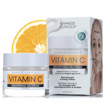 Buy the original Advanced Clinicals Vitamin C Brightening Face Gel-Cream in Lagos Nigeria