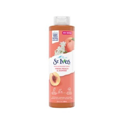 Buy the original St Ives Exfoliating Body Wash Fresh Peach & Jasmine in Lagos Nigeria