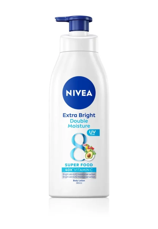 Buy the original Nivea Extra Bright Double Moisture | 550ml in Lagos Nigeria