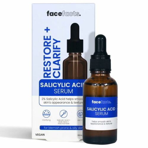 Buy the original Face Facts Restore & Clarify Salicylic Acid Serum | 30ml in Lagos Nigeria