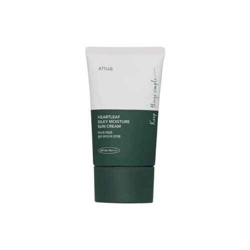 Buy the original Anua Heartleaf Silky Moisture Sunscreen SPF50 50ml in Lagos Nigeria