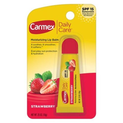 Buy the original Carmex Daily Care Strawberry Flavor with SPF15 Squeeze Tube in Lagos Nigeria