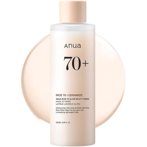 Buy the original Anua Rice 70 Glow Milky Toner 250ml in Lagos Nigeria