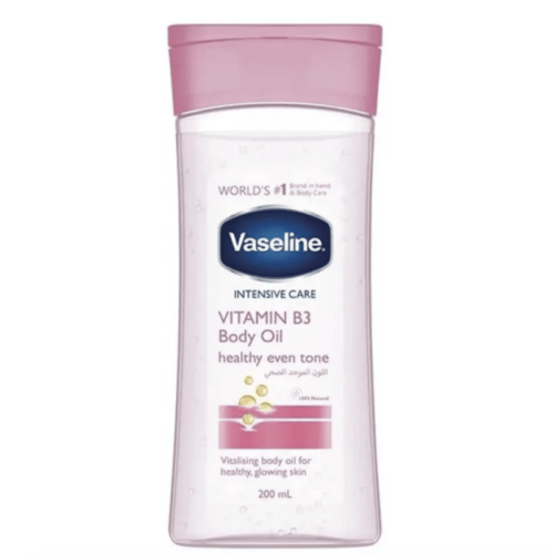 Buy the original Vaseline Vitamin B3 Body Oil | 200ml in Lagos Nigeria