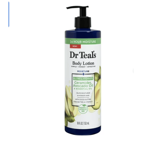 Buy the original Dr Teals Glow & Hydrate Body Lotion with Ceramides & Avocado Oil 18 fl oz in Lagos Nigeria