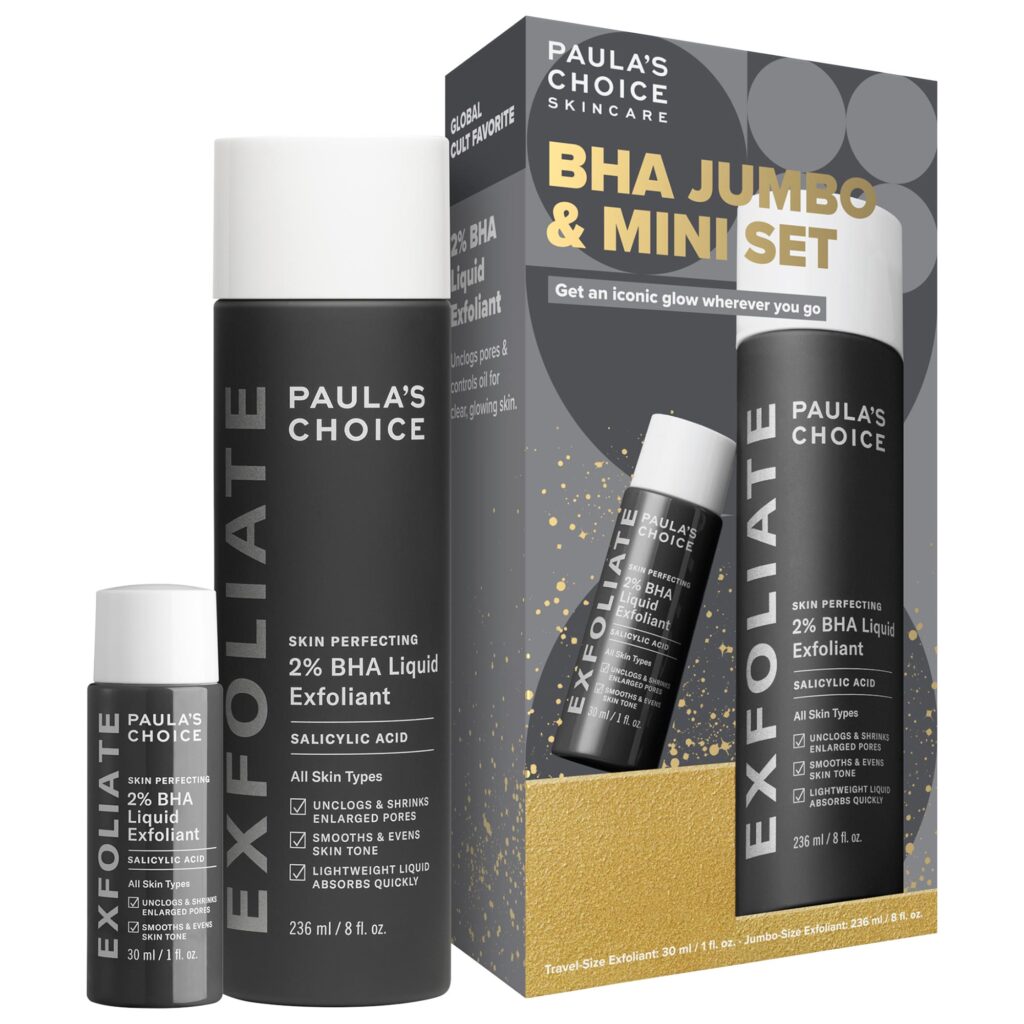 Buy the original Paulas Choice Gold Standard 2% BHA Jumbo & Mini Set for Clear Skin in Lagos Nigeria