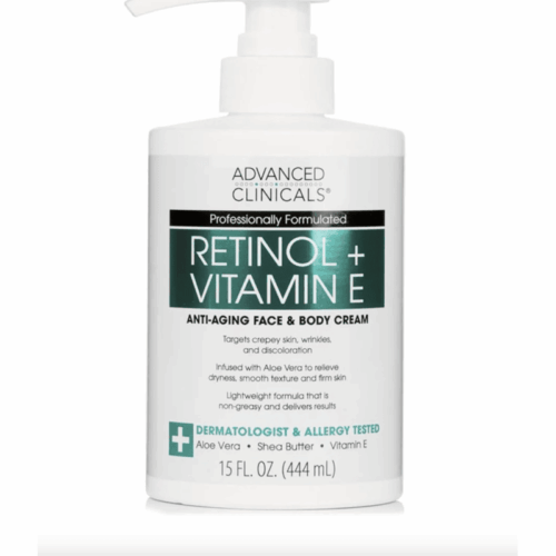 Buy the original Advanced Clinicals Retinol + Vitamin E Cream 444ml in Lagos Nigeria