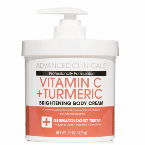 Buy the original Advanced Clinicals Vitamin C + Turmeric Brightening Face And Body Cream in Lagos Nigeria