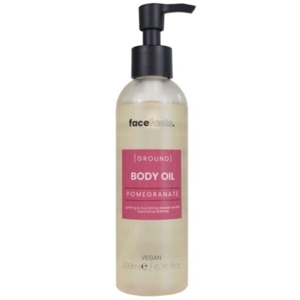 Buy the original Face Facts Ground Body Oil Pomegranate | 200ml in Lagos Nigeria