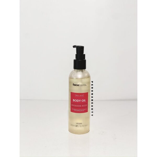 Buy the original Face Facts Relax Body Oil Rhabarb Rose - 200ml in Lagos Nigeria