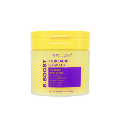 Buy the original Nineless B-Boost Kojic Acid Glow Toner Pad 80pads in Lagos Nigeria