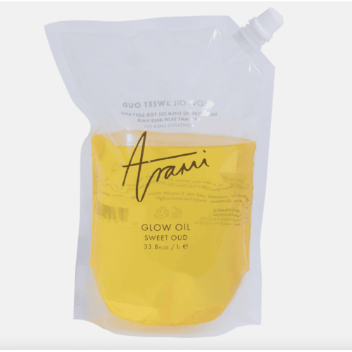 Buy the original Arami Glow Oil - Refill (1 litre pouch)  Sweet Oud in Lagos Nigeria