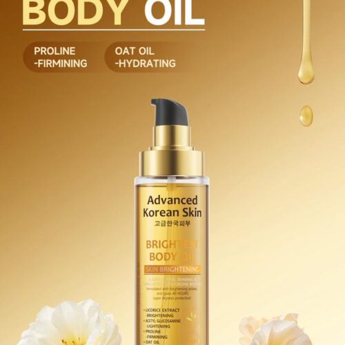 Buy the original Advanced Korean Skin Brightest Body Oil in Lagos Nigeria