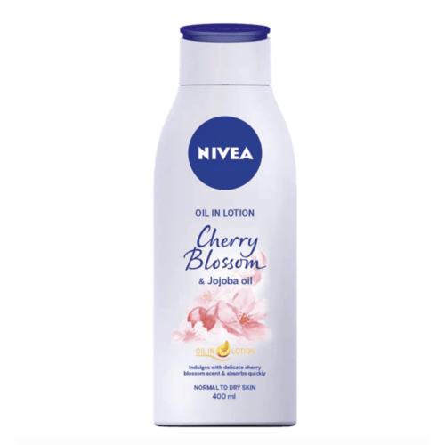 Buy the original Nivea Oil in lotion cherry blossom & jojoba oil in Lagos Nigeria