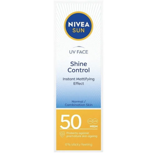 Buy the original Nivea Sun UV Face Shine Control SPF50 Sunscreen 50ml in Lagos Nigeria