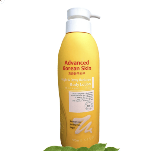 Buy the original Advanced Korean Skin Bright and Dewy Body Lotion |  500ml in Lagos Nigeria