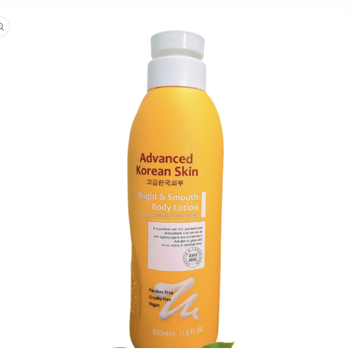 Buy the original Advanced Korean Skin Bright and Smooth Body Lotion |  500ml in Lagos Nigeria