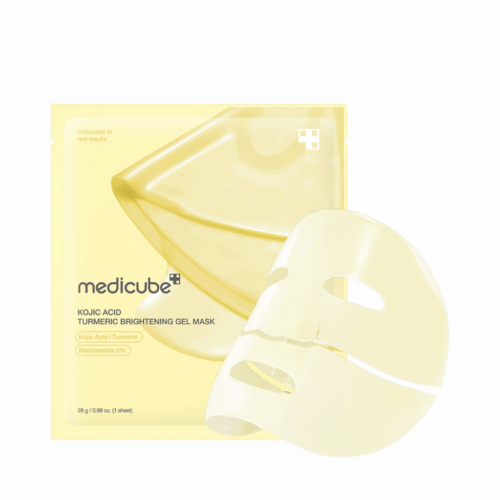 Buy the original Medicube Kojic Acid Turmeric Brightening Gel Mask in Lagos Nigeria