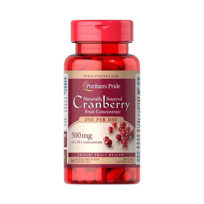 Buy the original Puritans Pride Cranberry 500mg in Lagos Nigeria