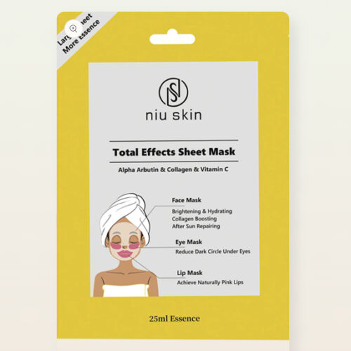 Buy the original Niu Skin Facial Sheet Mask total effect sheet mask (Face, Eyes and Lips) in Lagos Nigeria