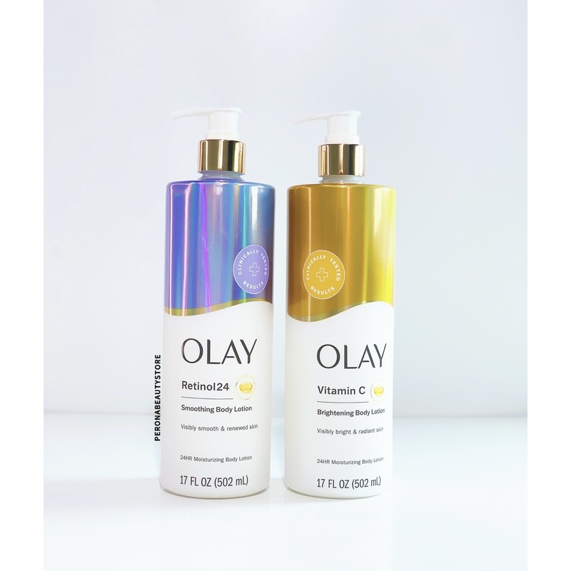 Buy the original (Combo Deal) Olay Retinol 24 Smoothing Body Lotion & Olay Vitamin C Body Lotion in Lagos Nigeria