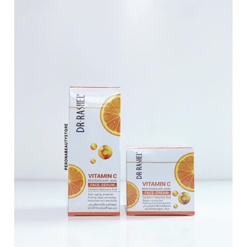 Buy the original (Combo Deal) Dr Rashel Vitamin C Brightening and Anti Aging face cream | 50g & Dr Rashel Vitamin C Brightening & Anti-Aging Face Serum in Lagos Nigeria