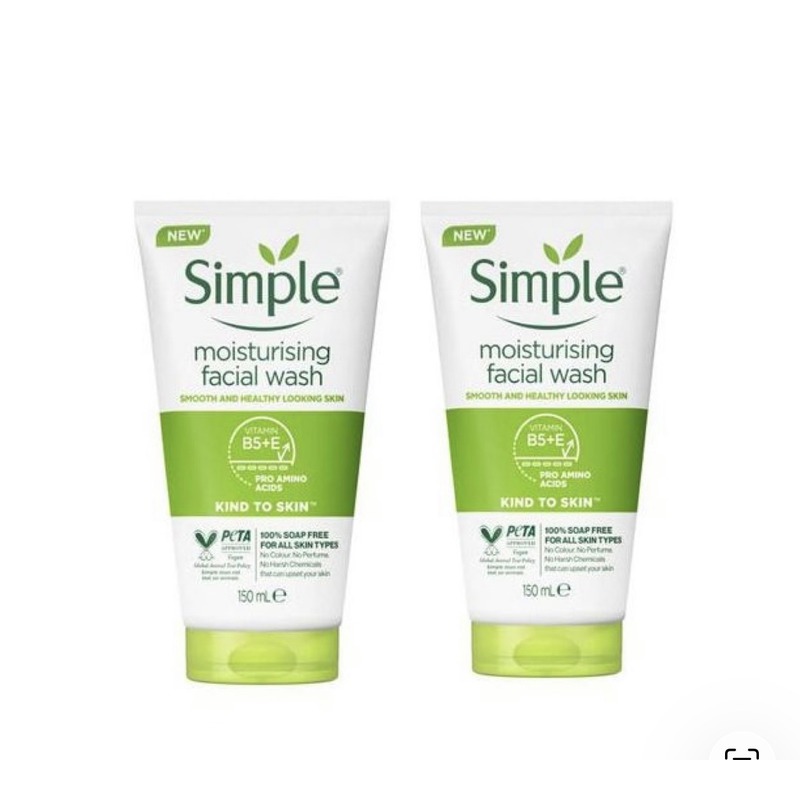 Buy the original (Combo Deal) Simple Moisturising Face Wash | 2pcs in Lagos Nigeria