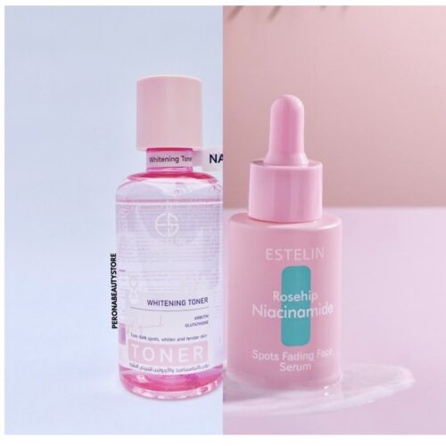 Buy the original (Combo Deal) Estelin Niacinamide Toner & Estelin Rosehip Niacinamide Face Serum in Lagos Nigeria